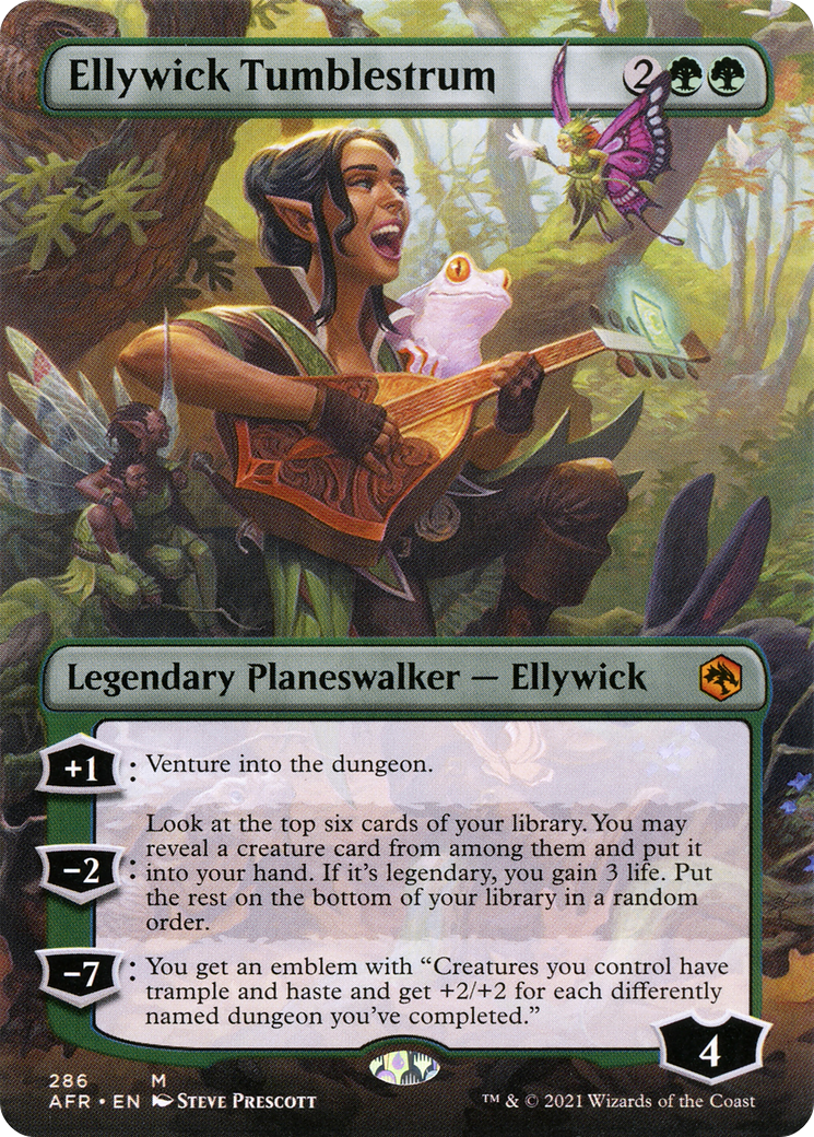 {R} Ellywick Tumblestrum (Borderless) [Dungeons & Dragons: Adventures in the Forgotten Realms][AFR 286]