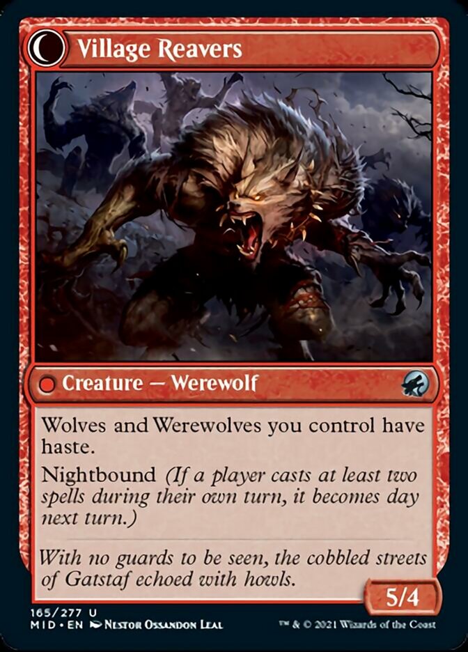 {C} Village Watch // Village Reavers [Innistrad: Midnight Hunt][MID 165]