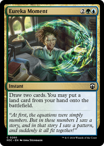 {C} Eureka Moment (Ripple Foil) [Modern Horizons 3 Commander][RPF MH3 260]