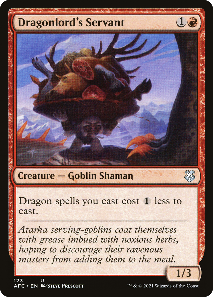 {C} Dragonlord's Servant [Dungeons & Dragons: Adventures in the Forgotten Realms Commander][AFC 123]