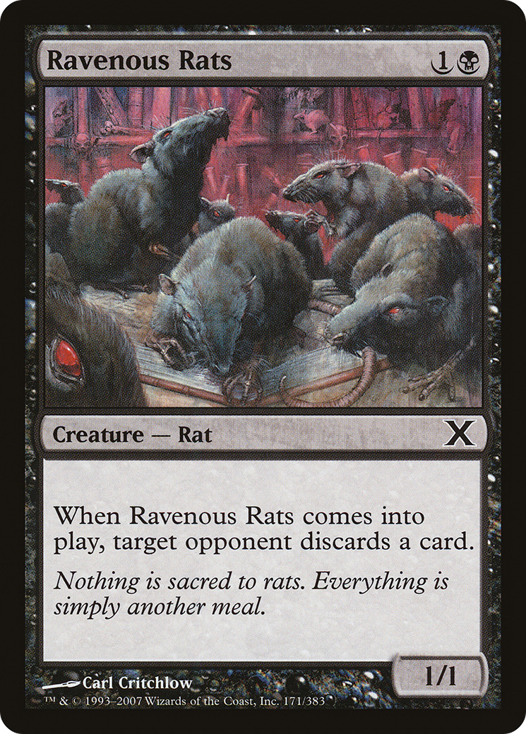 {C} Ravenous Rats [Tenth Edition][10E 171] - Misty Mountain Games