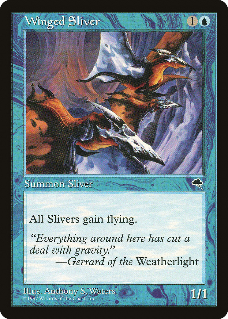 {C} Winged Sliver [Tempest][TMP 106]
