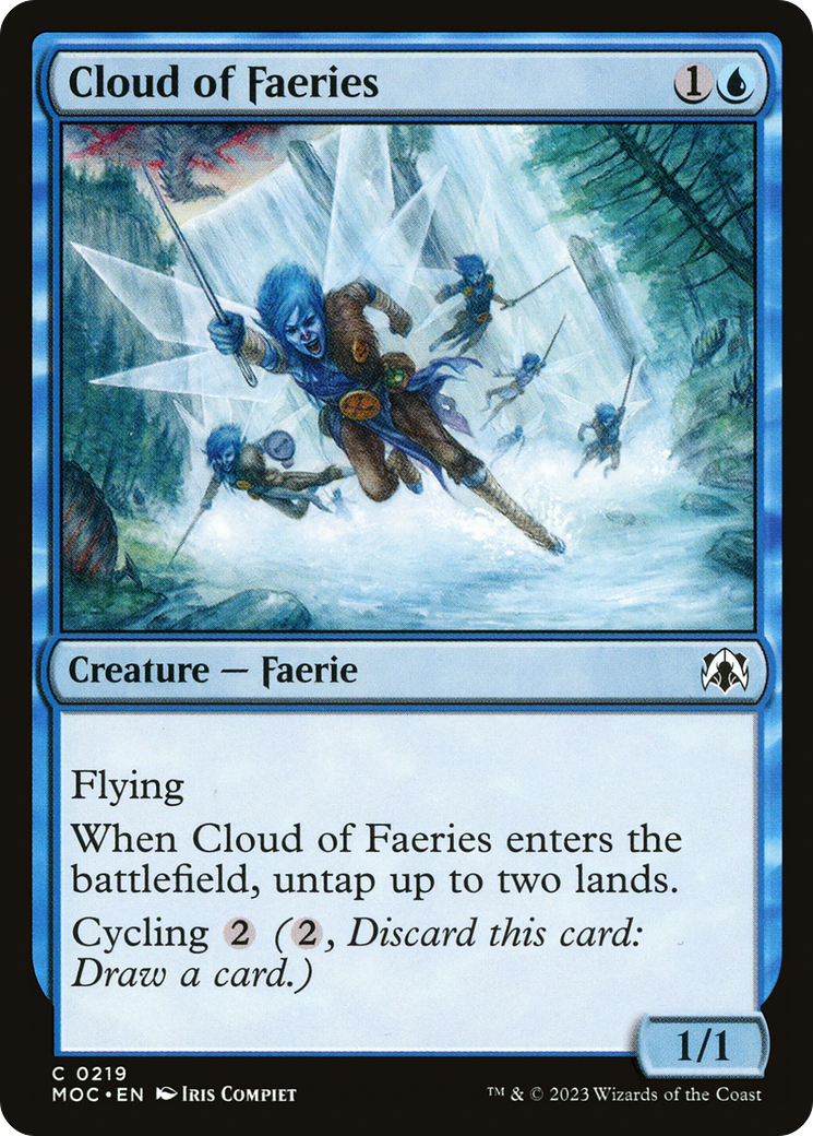 {C} Cloud of Faeries [March of the Machine Commander][MOC 219]