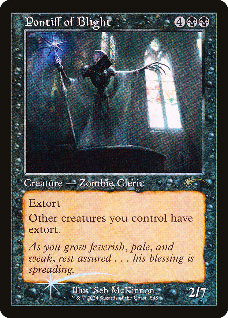 Pontiff of Blight (Retro Frame) [SLD 848]  Foil