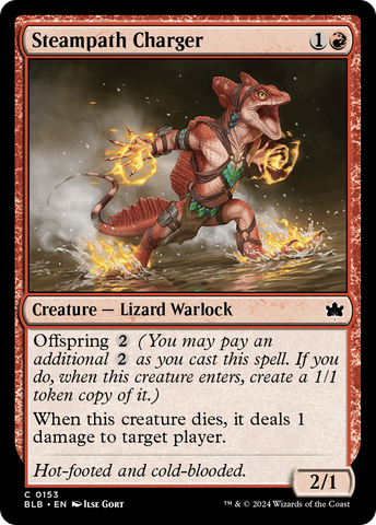 {@C} Steampath Charger [Bloomburrow][BLB 153]