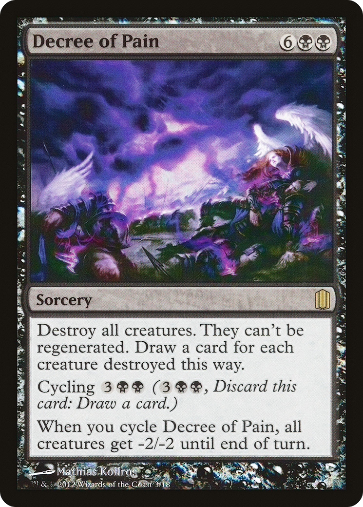 {R} Decree of Pain [Commander's Arsenal][CM1 003] - Misty Mountain Games