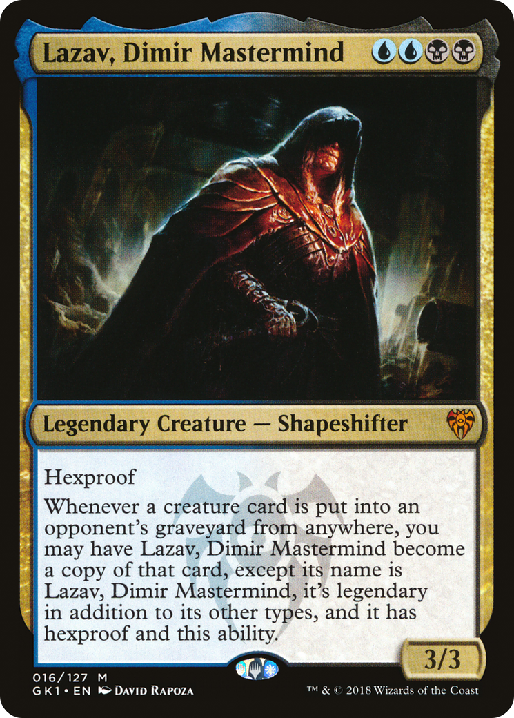 {R} Lazav, Dimir Mastermind [Guilds of Ravnica Guild Kit][GK1 016]