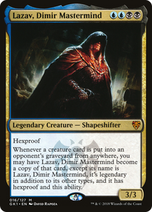 {R} Lazav, Dimir Mastermind [Guilds of Ravnica Guild Kit][GK1 016]