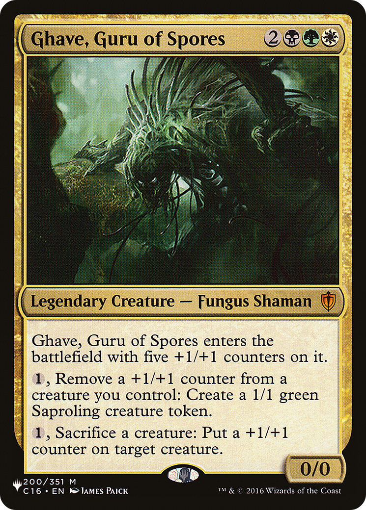 Ghave, Guru of Spores [LIST 200/351]