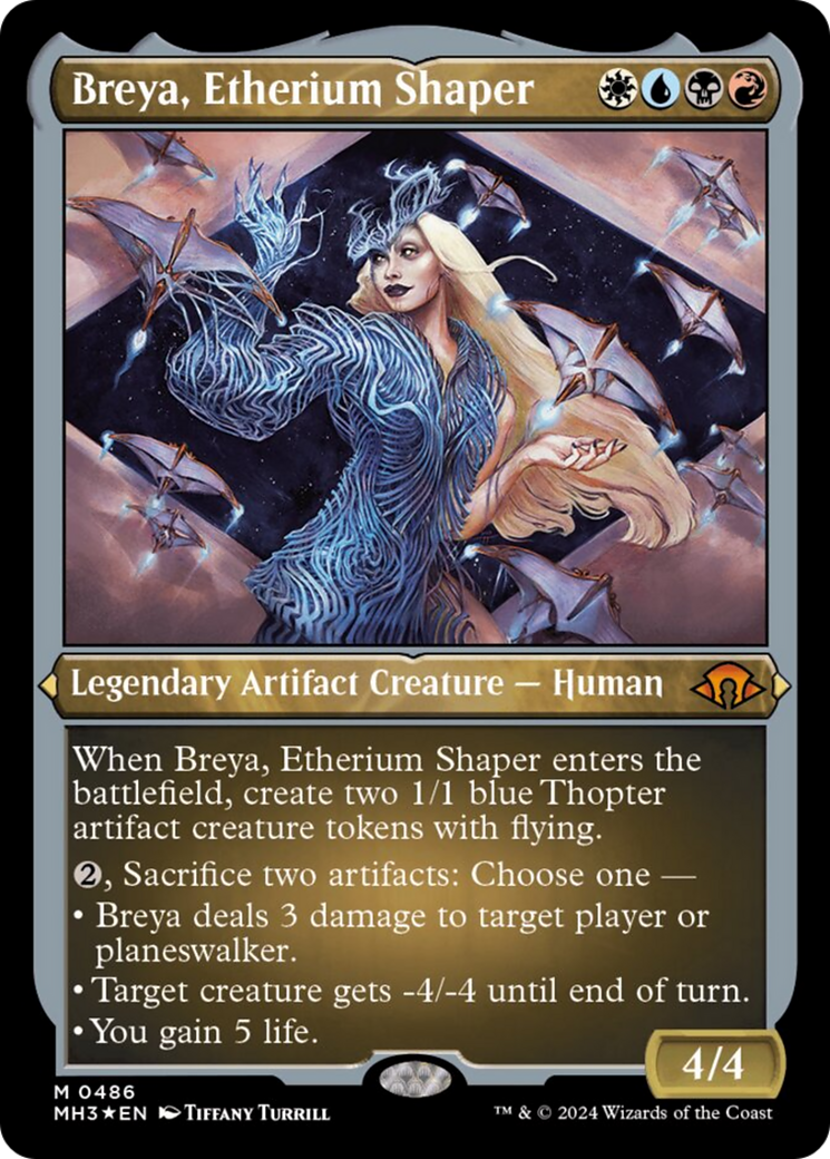 {R} Breya, Etherium Shaper (Foil Etched) [Modern Horizons 3][MH3 486]
