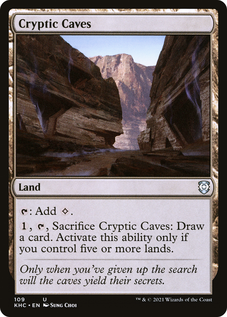 {C} Cryptic Caves [Kaldheim Commander][KHC 109]