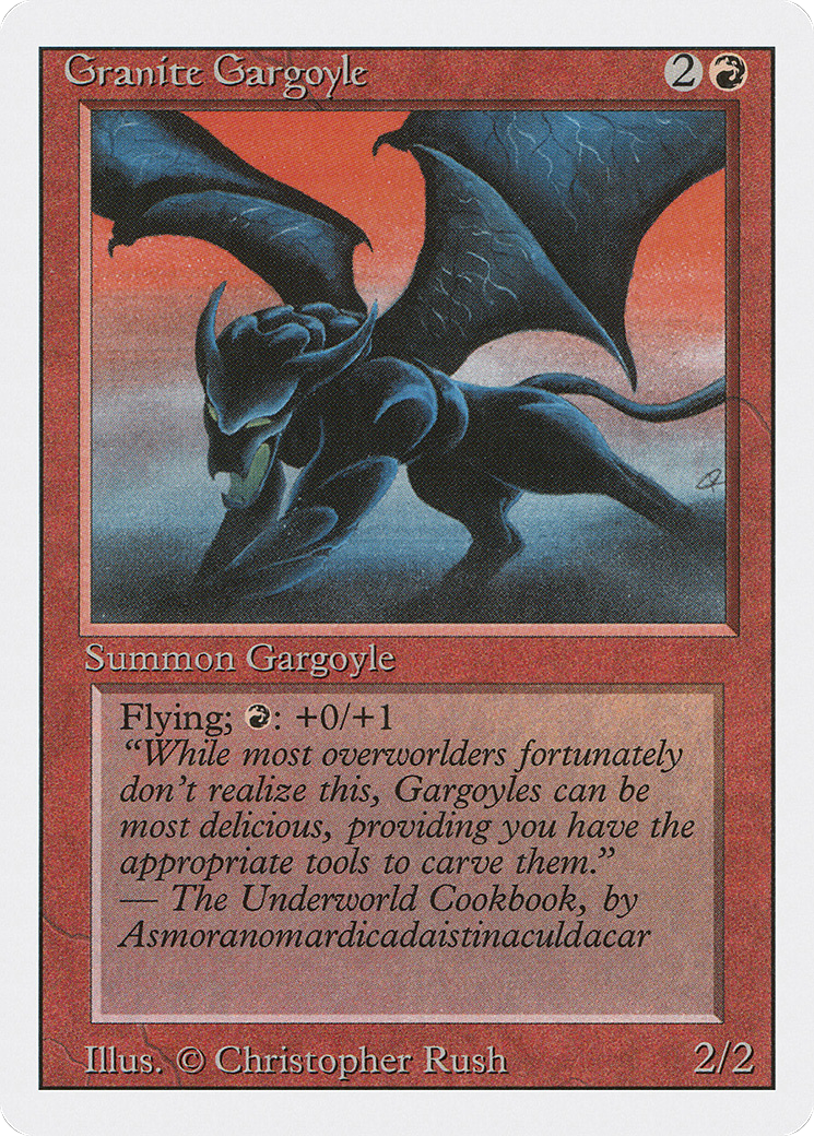 {R} Granite Gargoyle [Revised Edition][3ED 156] - Misty Mountain Games