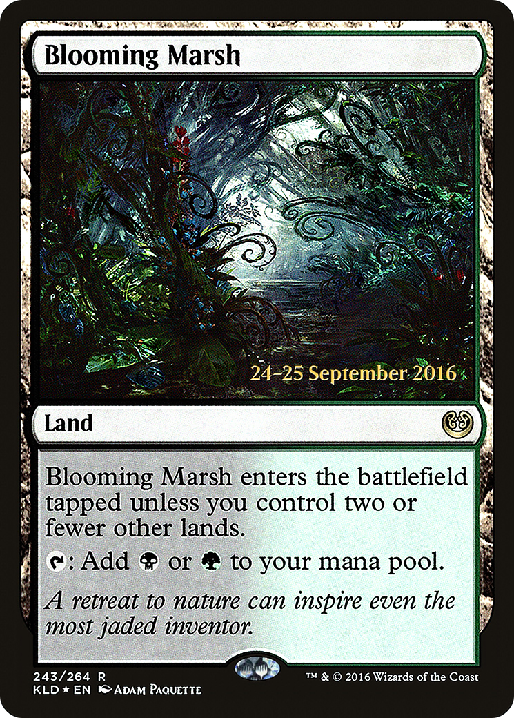{R} Blooming Marsh [Kaladesh Prerelease Promos][PR KLD 243] - Misty Mountain Games