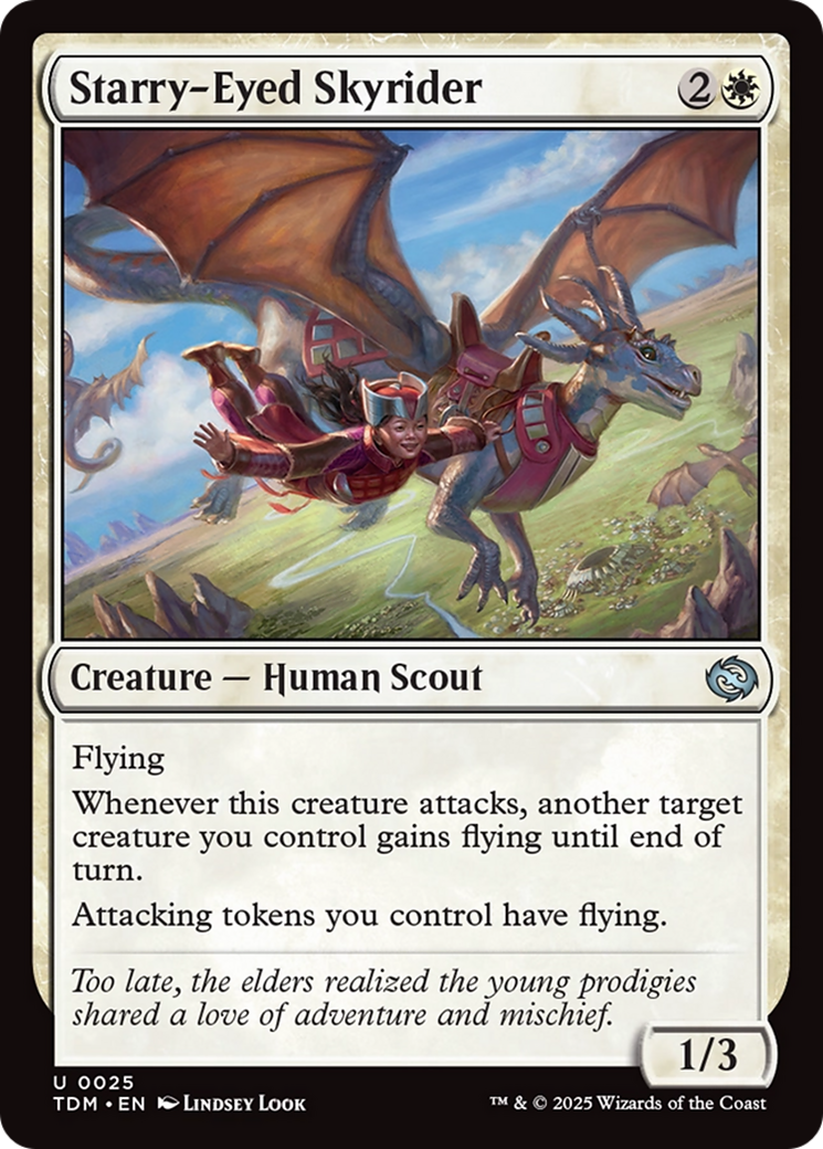 {@C} Starry-Eyed Skyrider [Tarkir: Dragonstorm][TDM 025]
