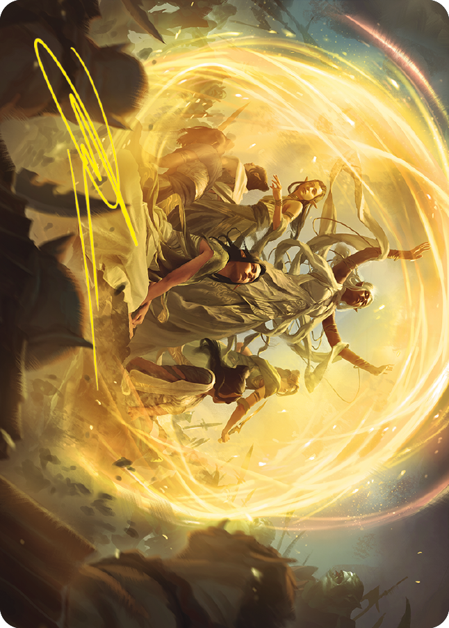 {A} Heroic Intervention Art Card (Gold-Stamped Signature) [The Lord of the Rings: Tales of Middle-earth Art Series][GS ALTR 073]