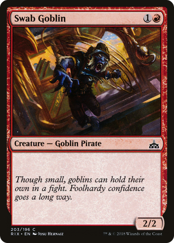 {C} Swab Goblin [Rivals of Ixalan][RIX 203]