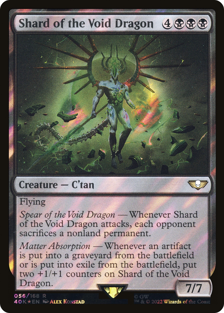 {R} Shard of the Void Dragon (Surge Foil) [Universes Beyond: Warhammer 40,000][SF 40K 056]
