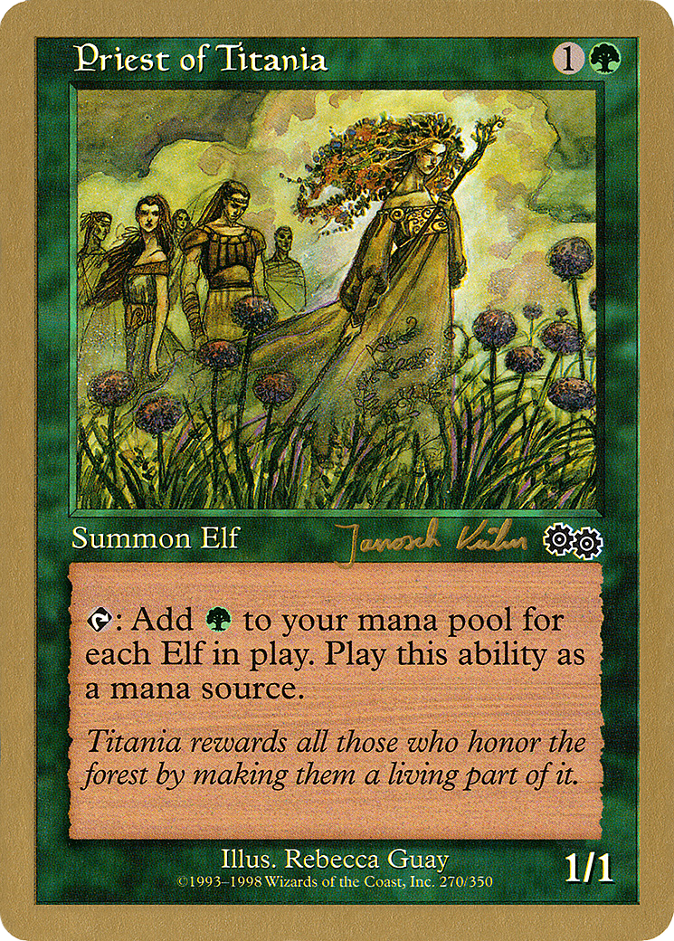 {C} Priest of Titania (Janosch Kuhn) [World Championship Decks 2000][GB WC00 JK270]