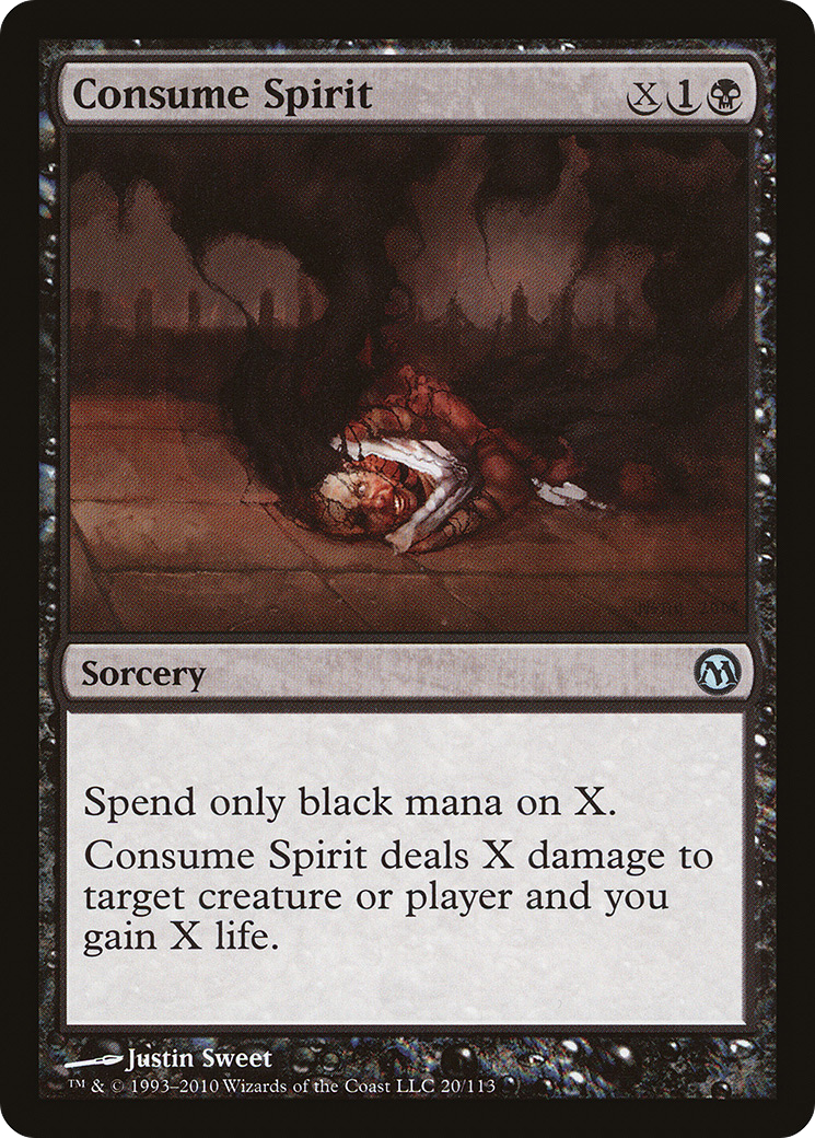 {C} Consume Spirit [Duels of the Planeswalkers][DPA 020]