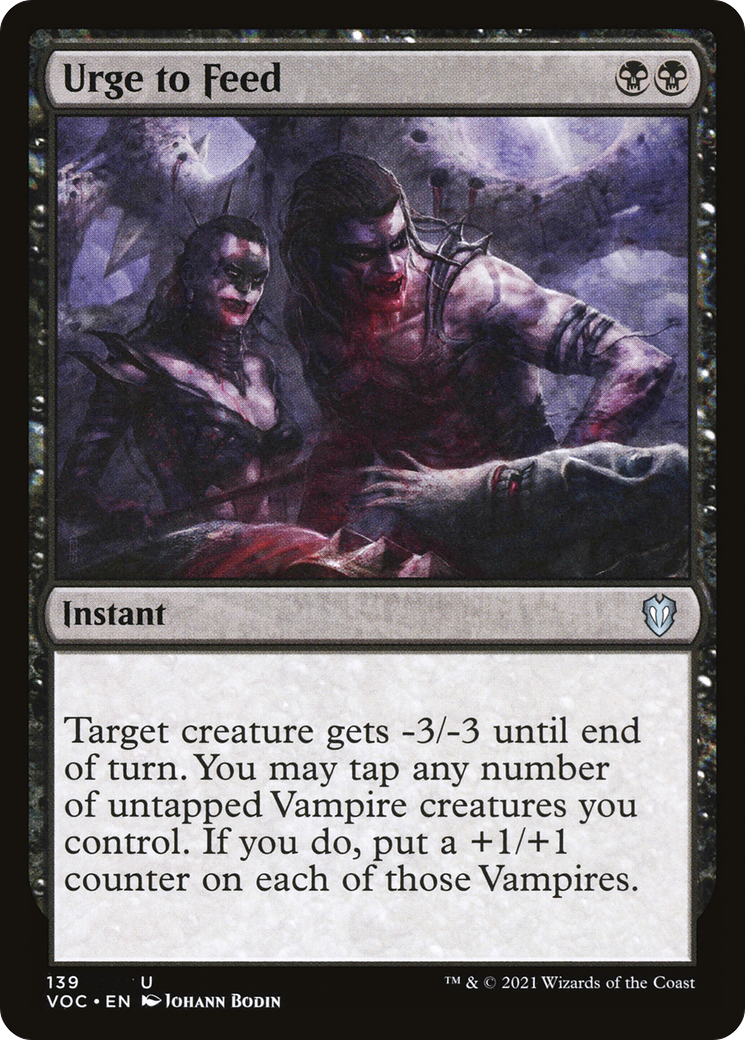 {C} Urge to Feed [Innistrad: Crimson Vow Commander][VOC 139]