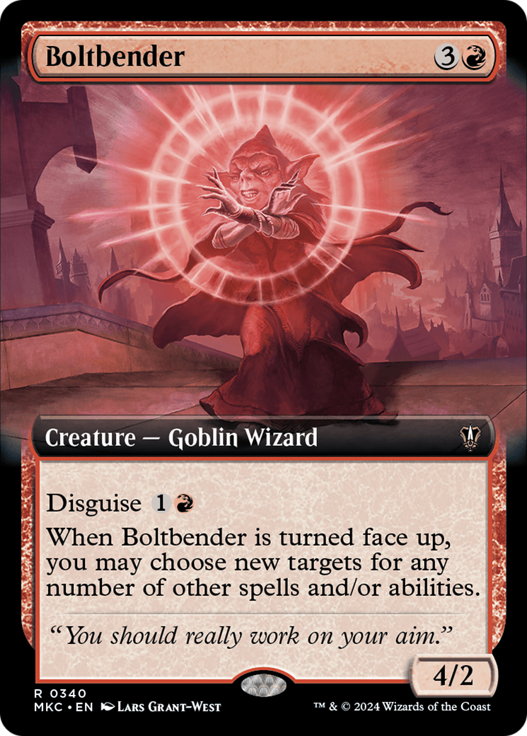 {R} Boltbender (Extended Art) [Murders at Karlov Manor Commander][MKC 340]