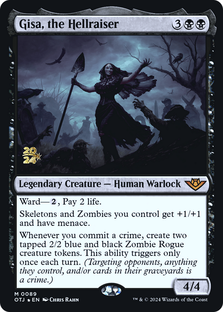 {@R} Gisa, the Hellraiser [Outlaws of Thunder Junction Prerelease Promos][PR OTJ 089]