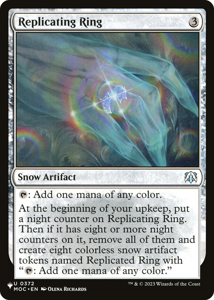 Replicating Ring [LIST 0372] : (snow)