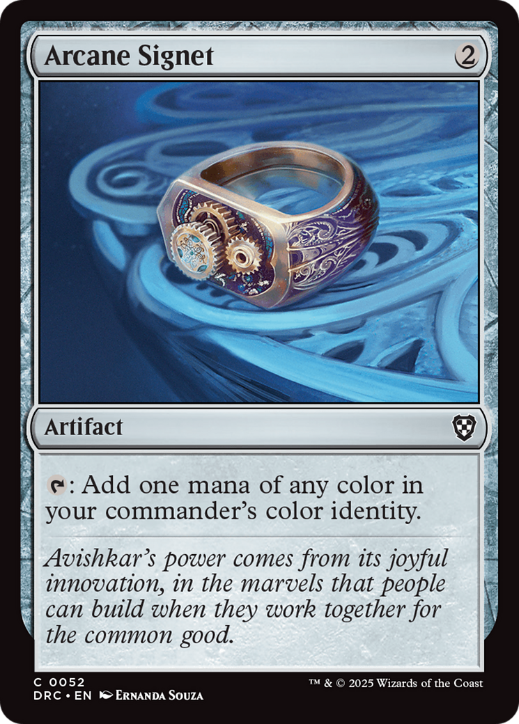 {C} Arcane Signet (0052) [Aetherdrift Commander][DRC 052]