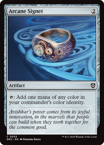 {C} Arcane Signet (0052) [Aetherdrift Commander][DRC 052]
