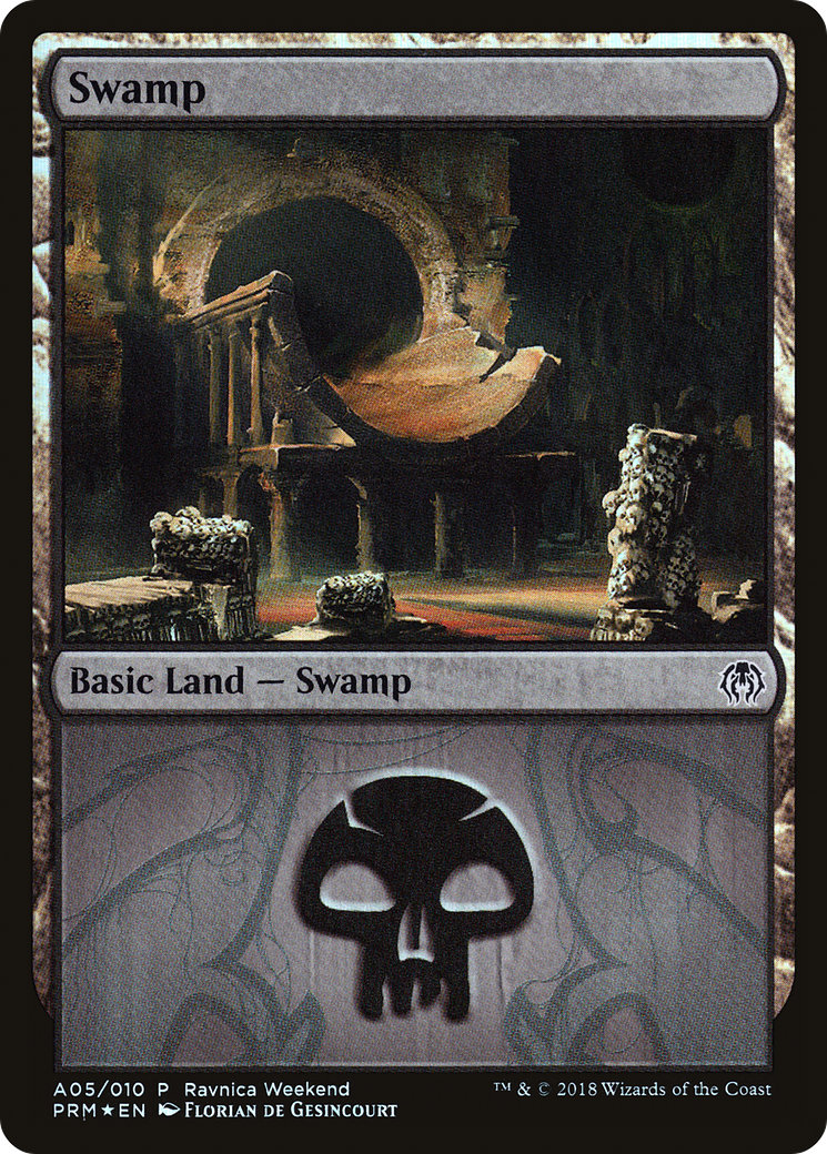 {B}[PA PRWK A05] Swamp (A05) [Ravnica Allegiance Ravnica Weekend]