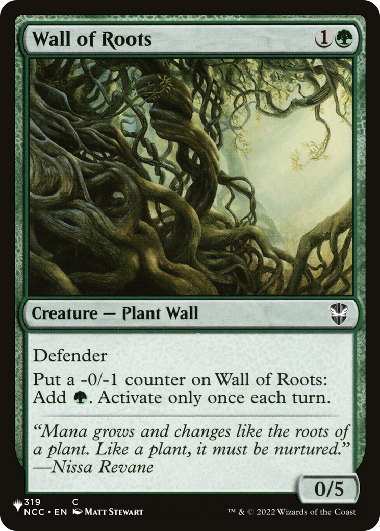 Wall of Roots [LIST 319/093]