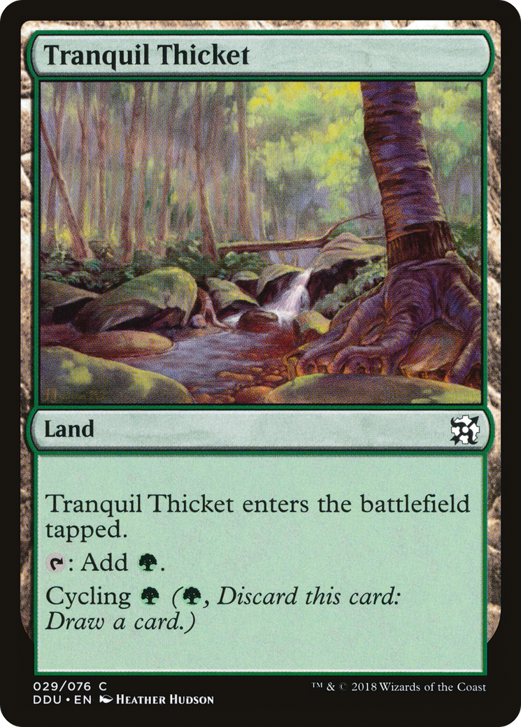 {C} Tranquil Thicket [Duel Decks: Elves vs. Inventors][DDU 029] - Misty Mountain Games