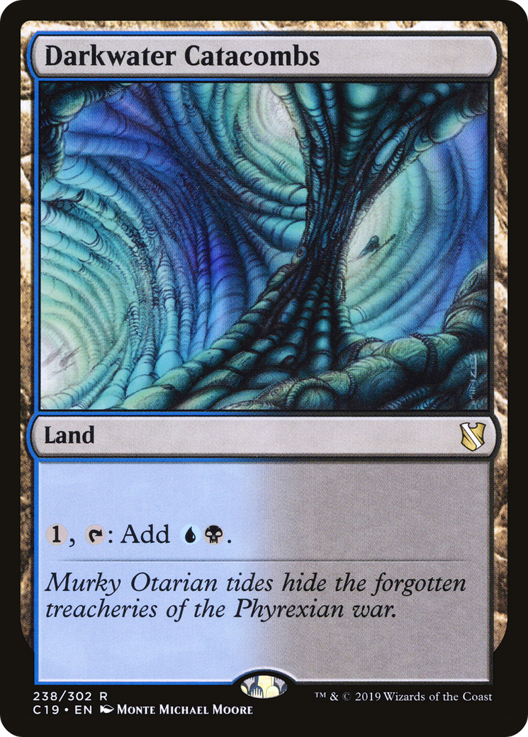 {R} Darkwater Catacombs [Commander 2019][C19 238]