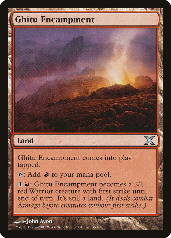 {C} Ghitu Encampment [Tenth Edition][10E 353]