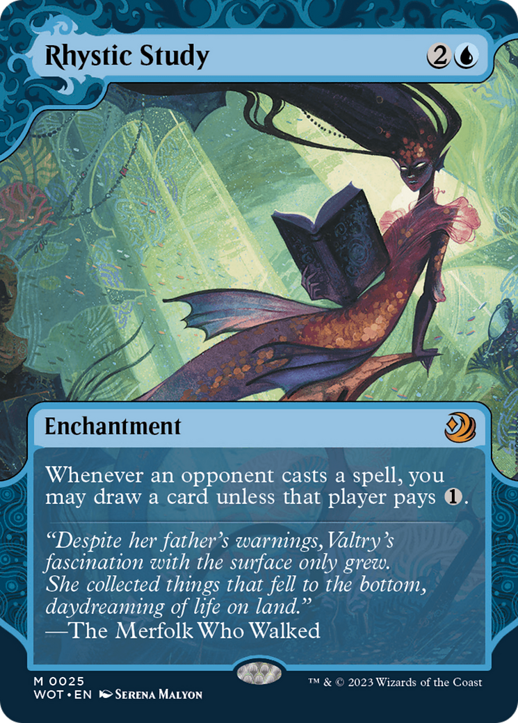 {R} Rhystic Study [Wilds of Eldraine: Enchanting Tales][WOT 025]