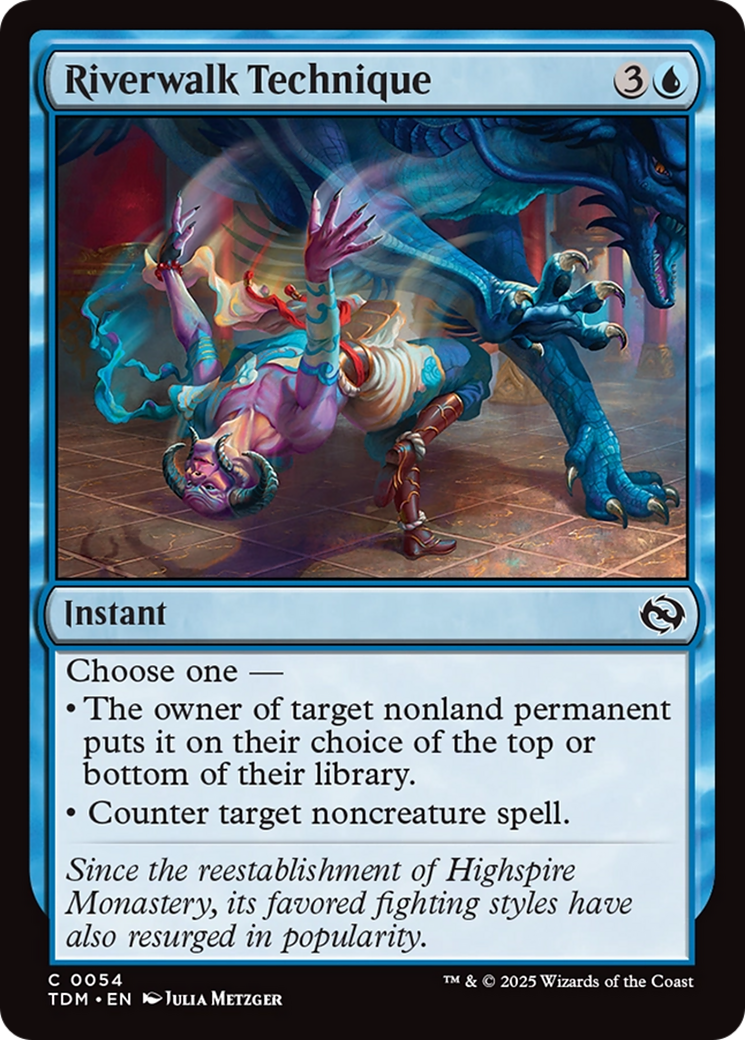 {@C} Riverwalk Technique [Tarkir: Dragonstorm][TDM 054]