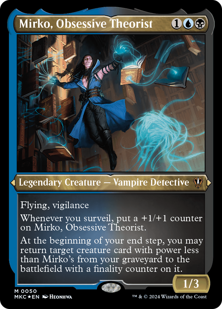 {R} Mirko, Obsessive Theorist (Display Commander) [Murders at Karlov Manor Commander][MKC 050]