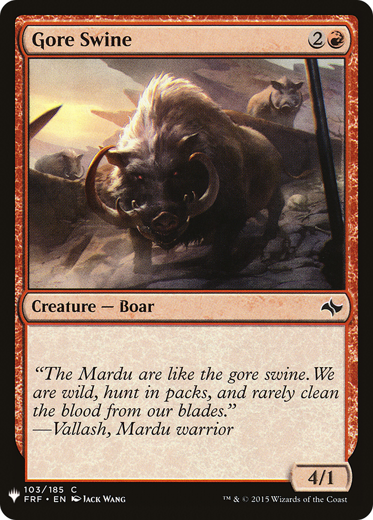 {C} Gore Swine [Mystery Booster][LS FRF 103]