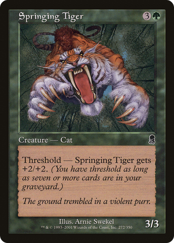 {C} Springing Tiger [Odyssey][ODY 272]