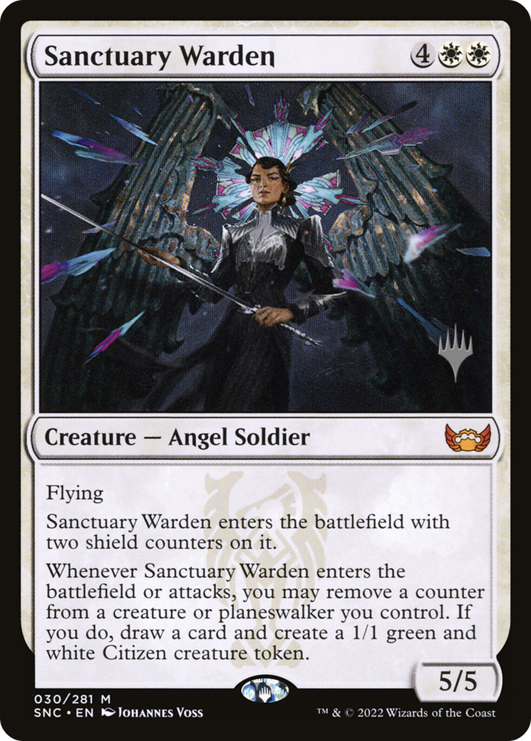 {R} Sanctuary Warden (Promo Pack) [Streets of New Capenna Promos][PP SNC 030]