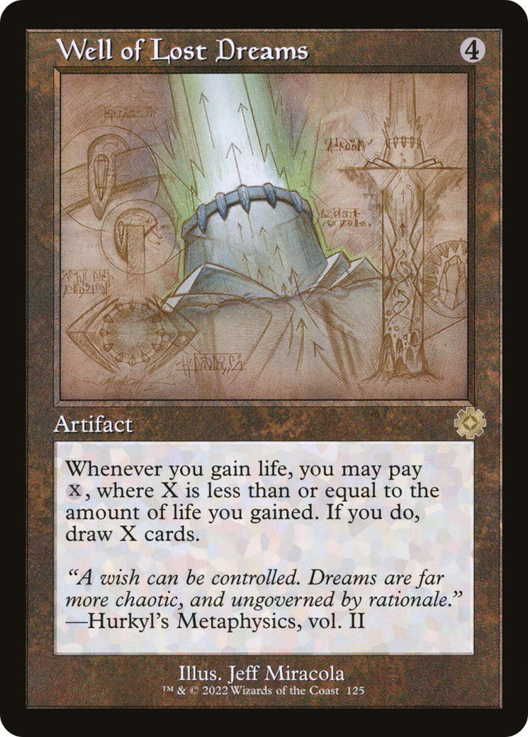 {R} Well of Lost Dreams (Retro Schematic) [The Brothers' War Retro Artifacts][BRR 125]
