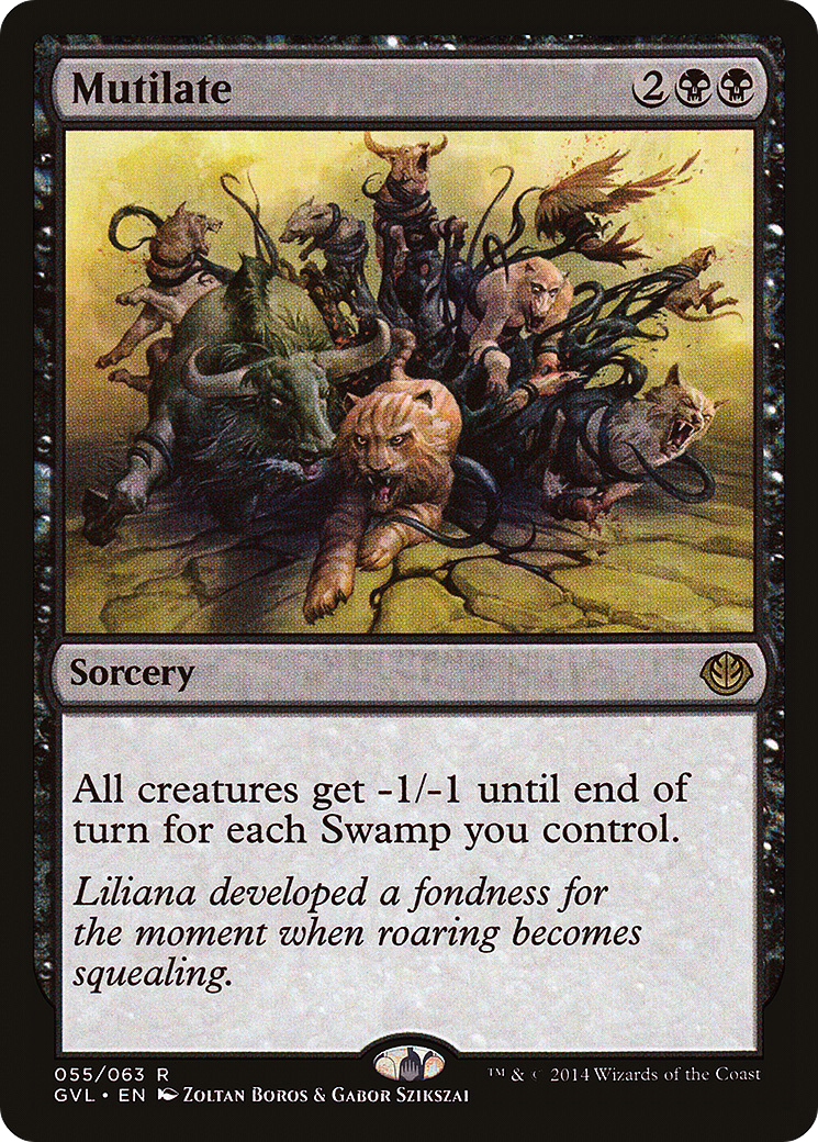 {R} Mutilate (Garruk vs. Liliana) [Duel Decks Anthology][GVL 055] - Misty Mountain Games
