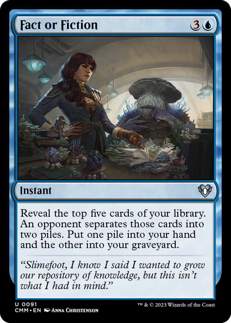 {C} Fact or Fiction [Commander Masters][CMM 091]
