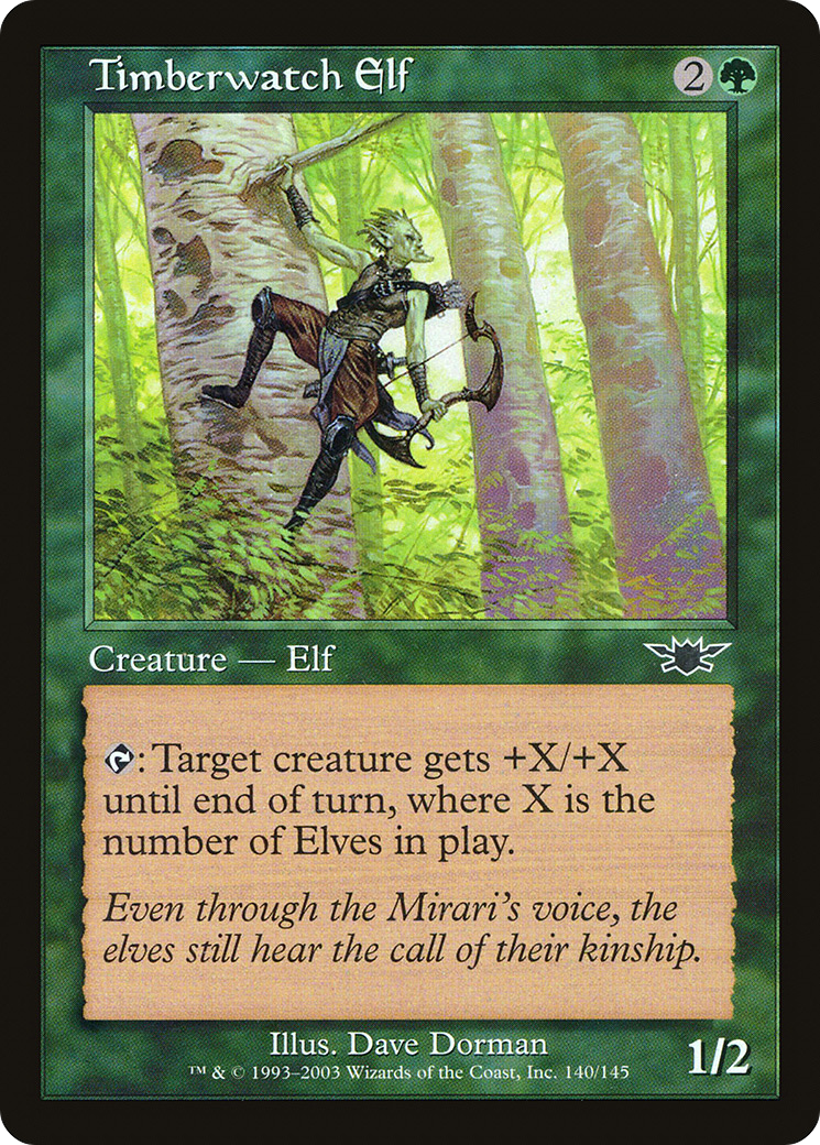 {C} Timberwatch Elf [Legions][LGN 140]