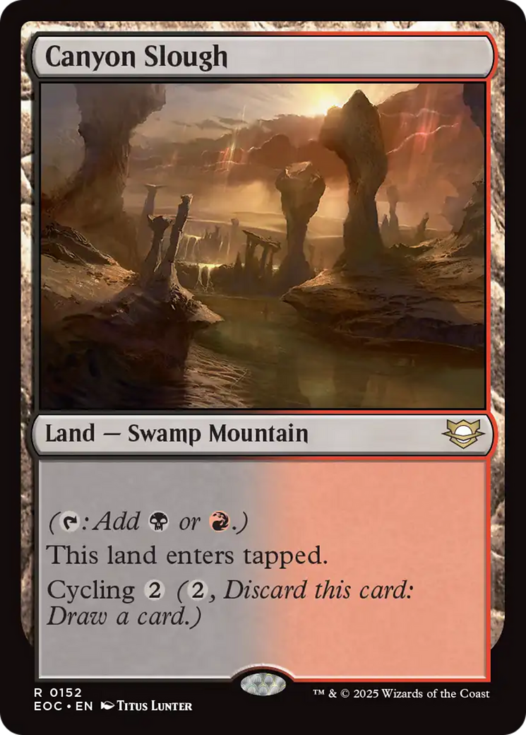 {R} Canyon Slough [Edge of Eternities Commander][EOC 152]