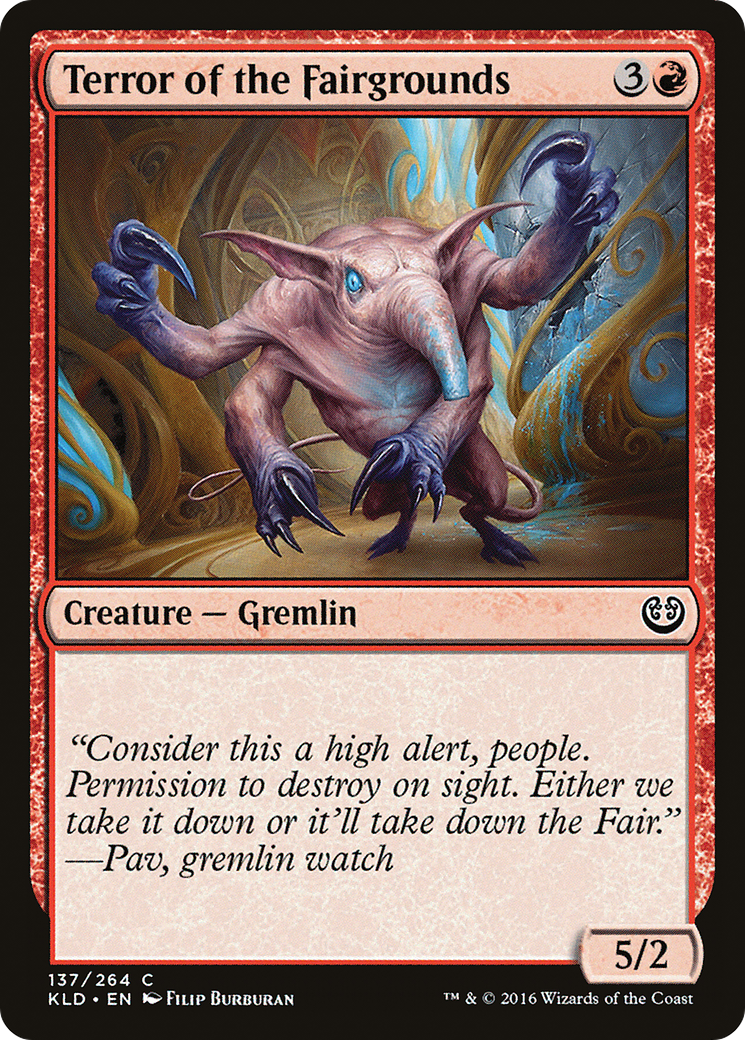 {C} Terror of the Fairgrounds [Kaladesh][KLD 137] - Misty Mountain Games