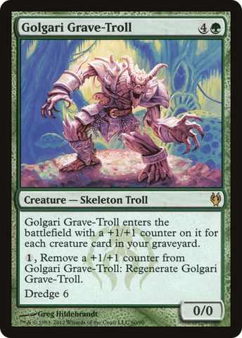 {R} Golgari Grave-Troll [Duel Decks: Izzet vs. Golgari][DDJ 060]