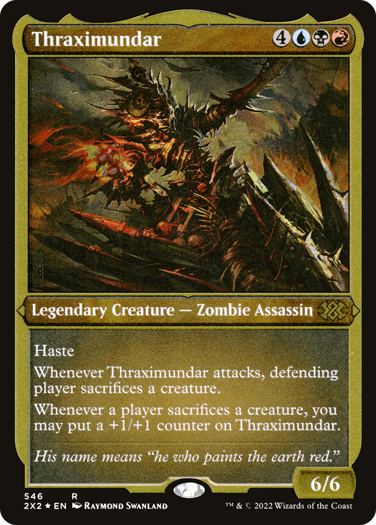 {R} Thraximundar (Foil Etched) [Double Masters 2022][2X2 546]