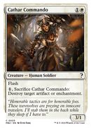 {C} Cathar Commando (White Border) [Mystery Booster 2][MB2 005]