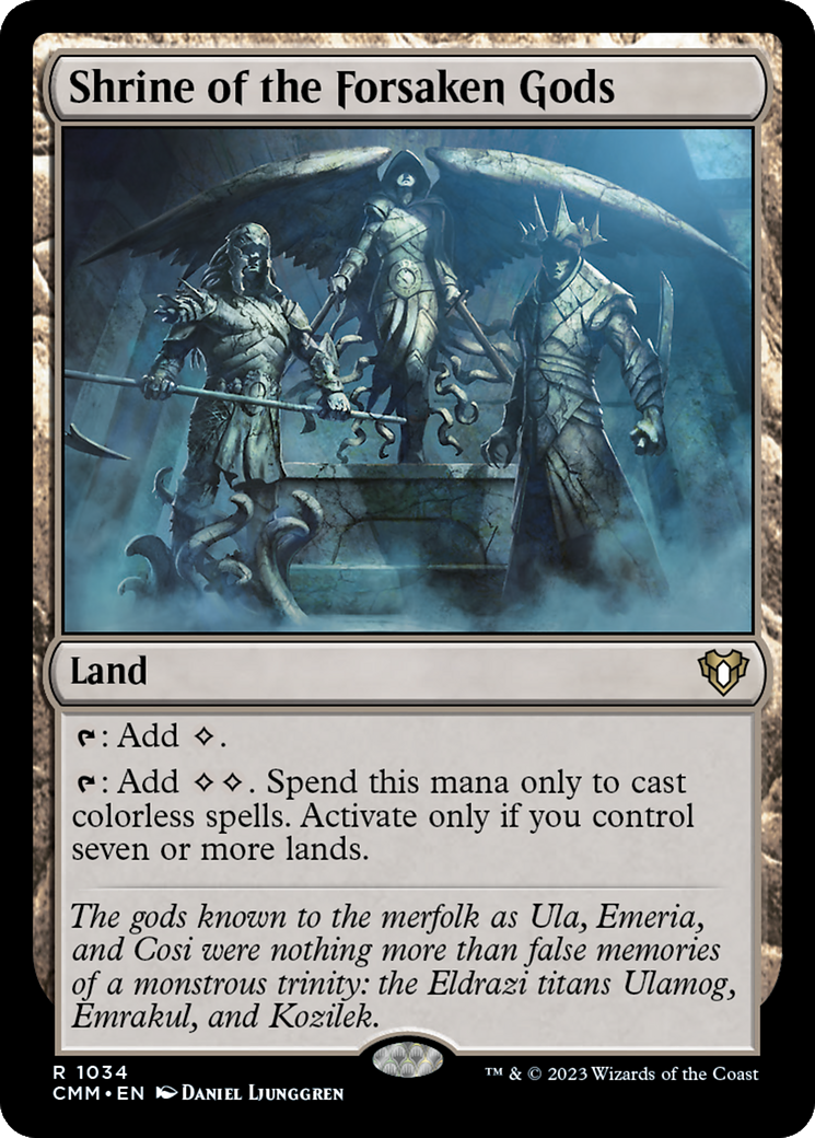 {R} Shrine of the Forsaken Gods [Commander Masters][CMM 1034]